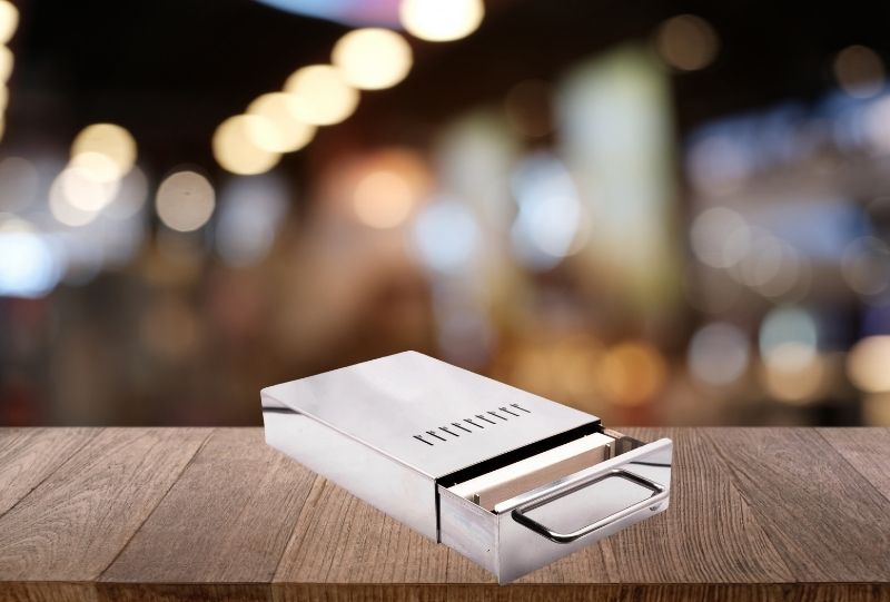 CasaBarista uitklopbak Koffie polised RVS