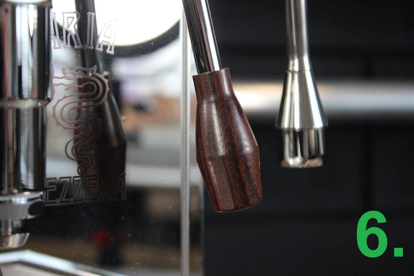 E61 Lever knop hout (Universeel)