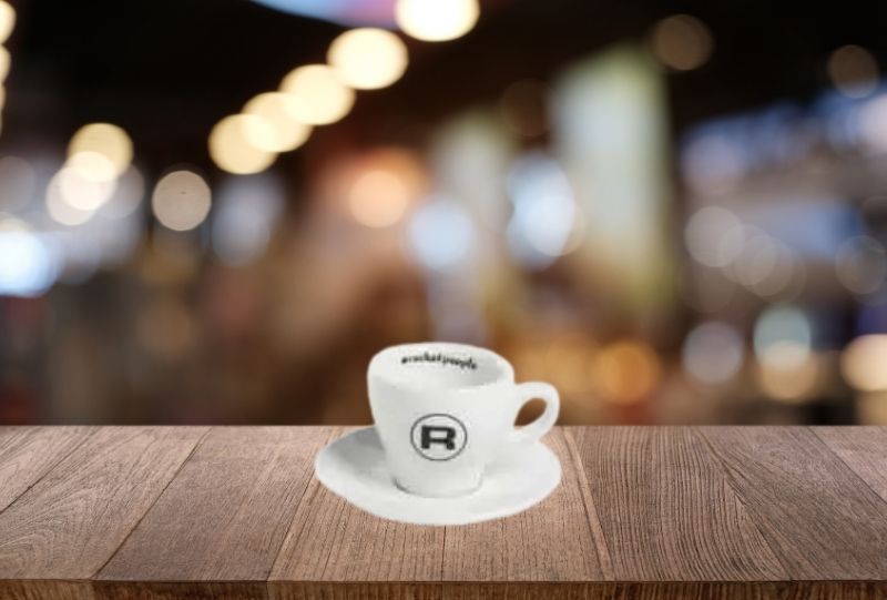 Rocket People Kopjes Espresso Wit (6st)