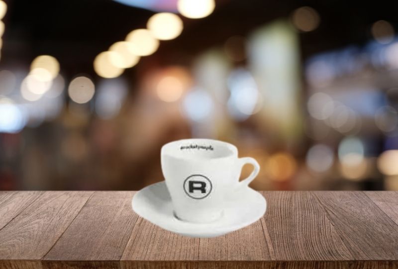 Rocket People Kopjes FlatWhite Wit (6st)