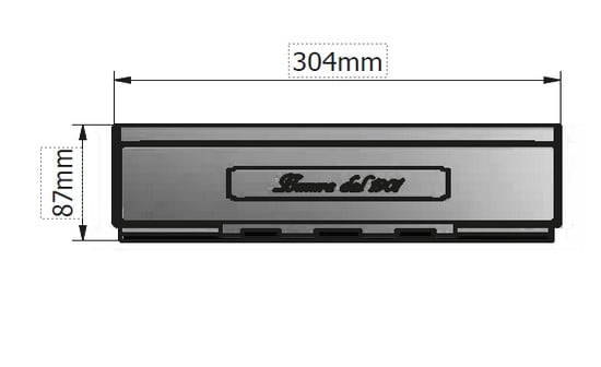 Bezzera uitklopbak L (INOX)