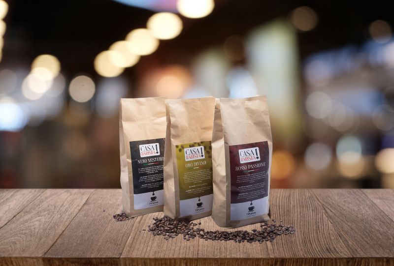 CasaBarista Koffiebonen Proefbestelling - Tricolore: Rosso, Nero, Oro