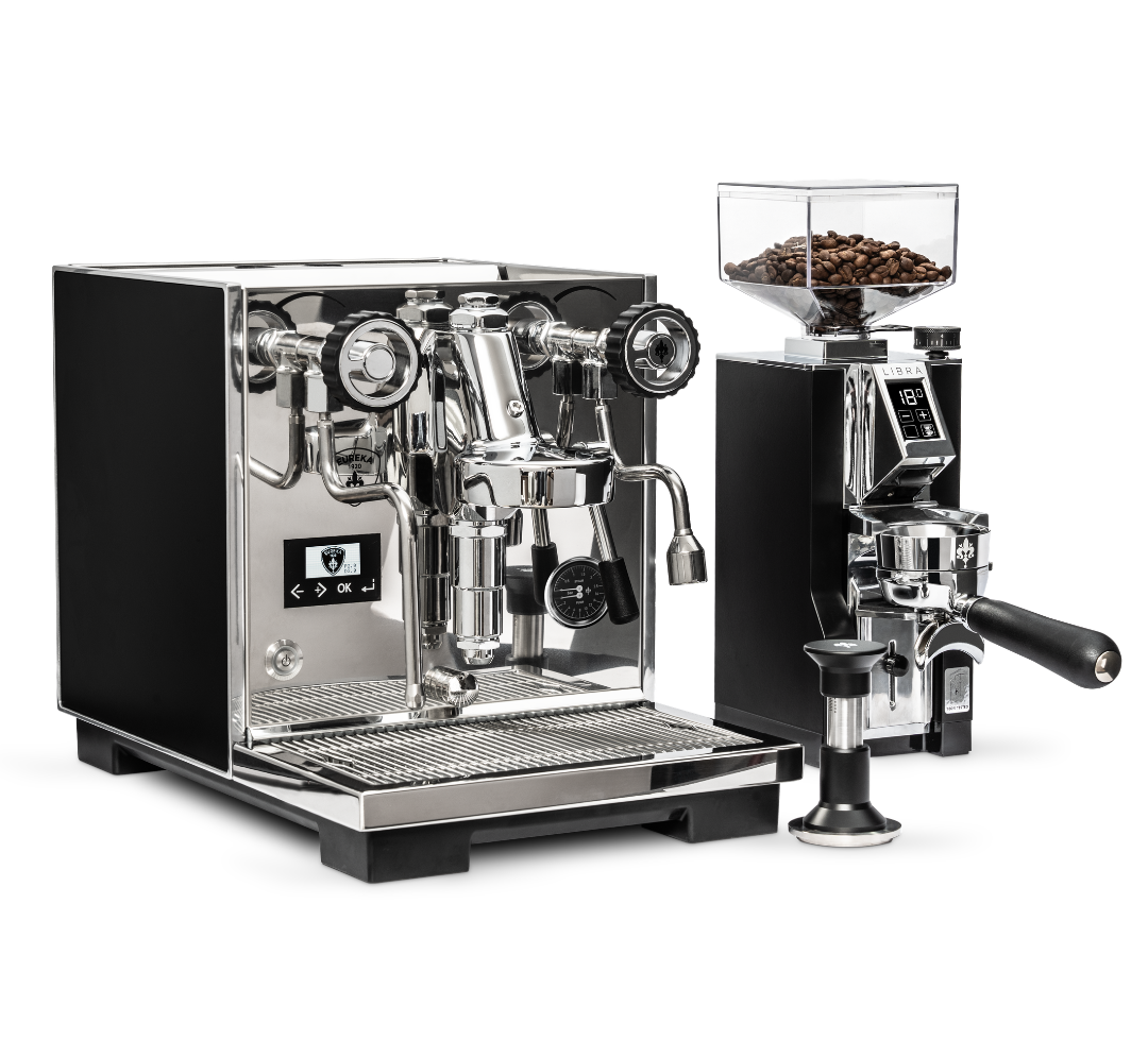 Costanza R + Libra 55 met tamper (Zwart)