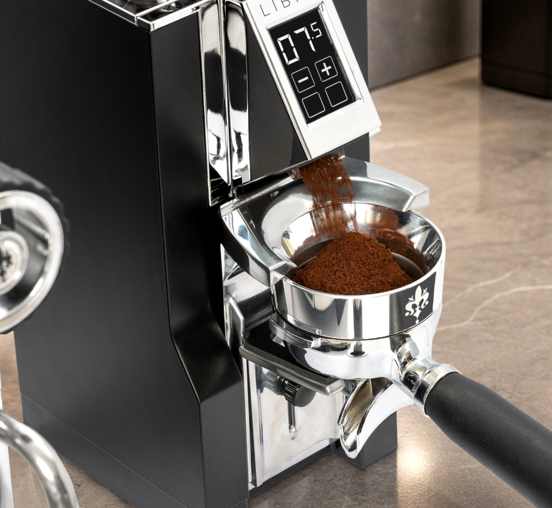 Costanza R + Libra 55 met tamper (Zwart)