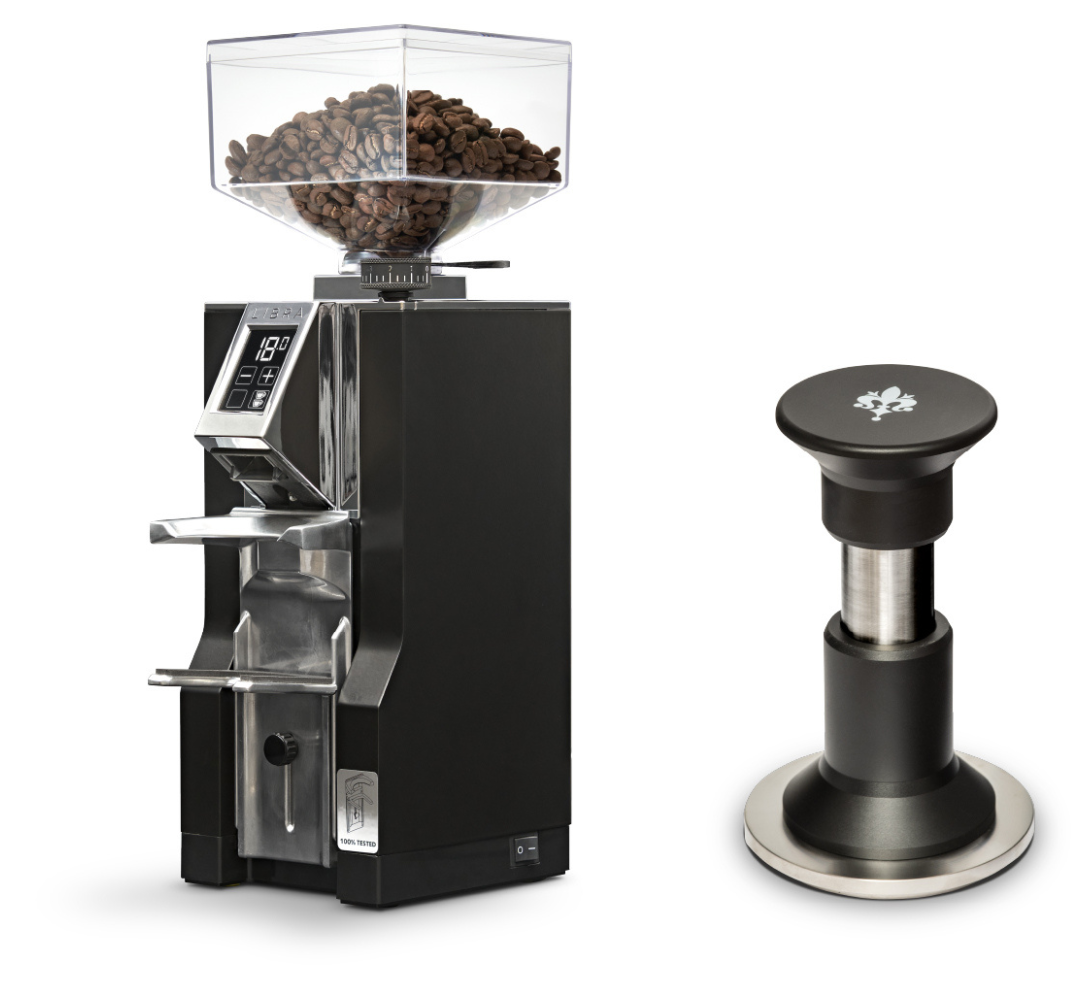 Costanza R + Libra 55 met tamper (Zwart)